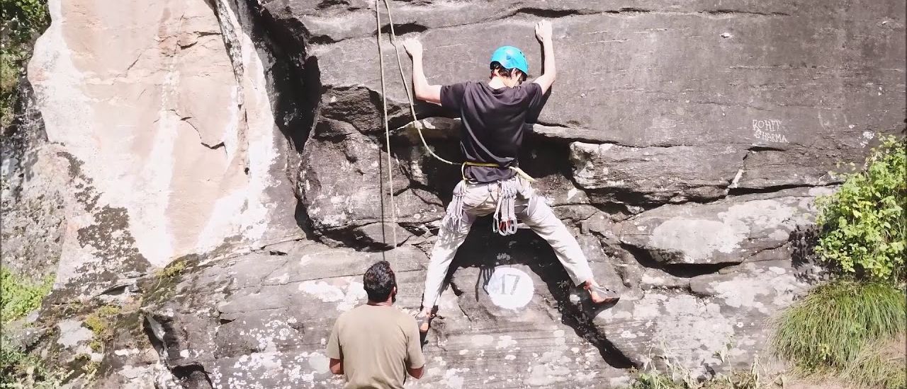 rock climbing in manali